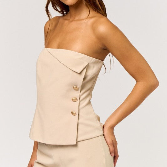 MARIANA TUBE TOP ( 2 COLORS)