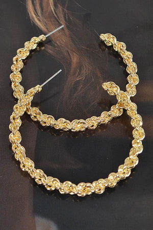 Chain Hoop Earring