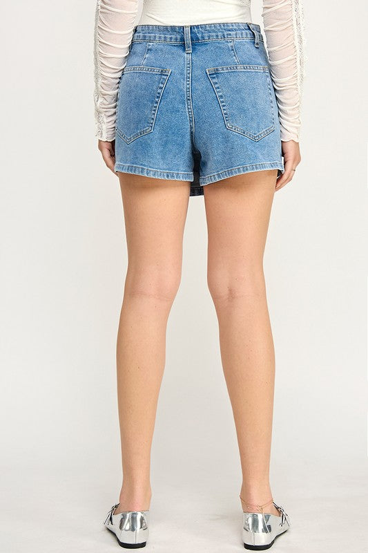 DENIM SKORT