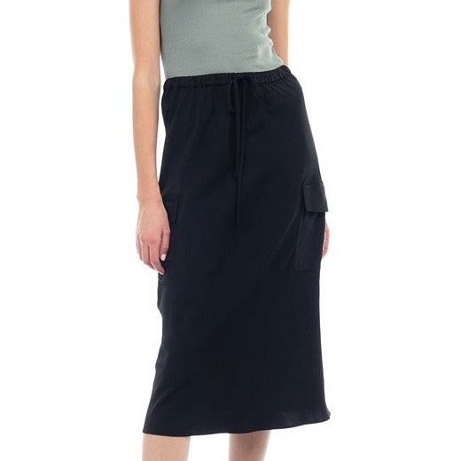 ON THE MOVE CARGO SKIRT