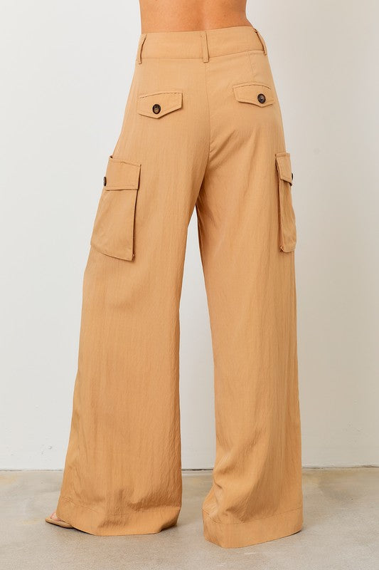 Wide Leg Cargo Pants