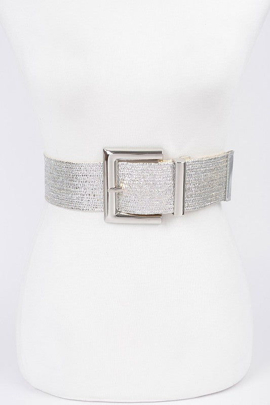 Clear Pvc Metal Buckle Belt ( 2 COLORS)