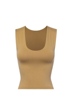 LENA SHOULDER TANK (2 COLORS)