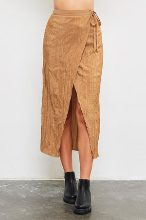 WRAP TIE SKIRT