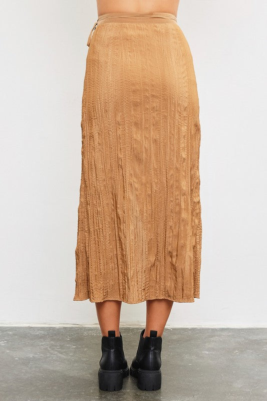 WRAP TIE SKIRT