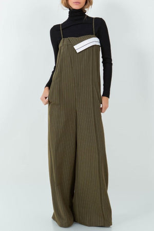 Pinstripe Jumpsuit