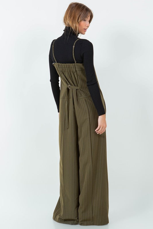 Pinstripe Jumpsuit