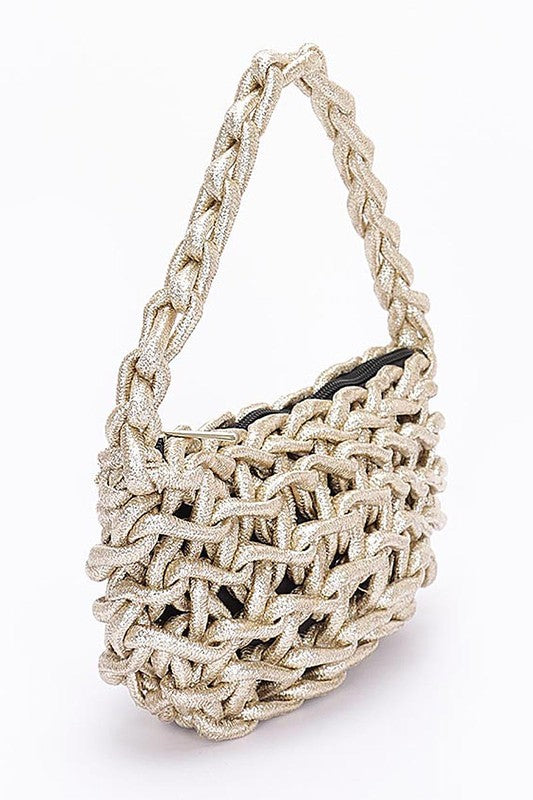 Metallic String  Bag ( 2 COLORS)