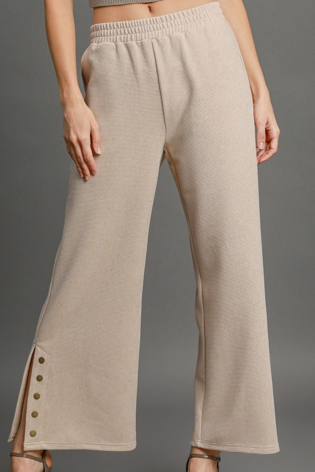 DIANA KNIT WIDE LEG PANT