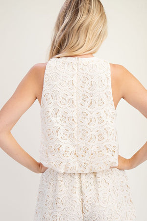 Eyelet Bubble Top ( 2 colors)