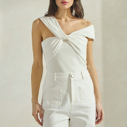 Twisted Front Bodysuit top