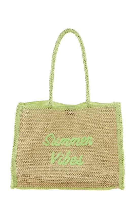Summer Vibes Tote Bag ( 2 COLORS)