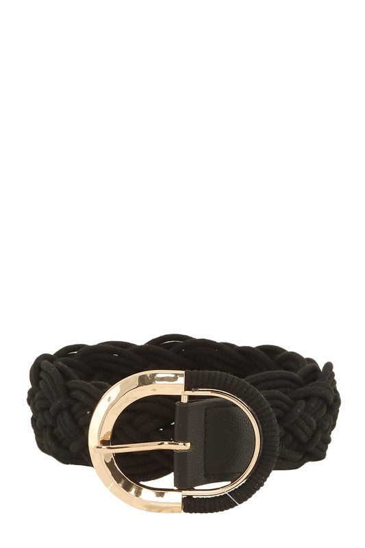 Braided Belt With Metal Buckle ( 3 COLORS)