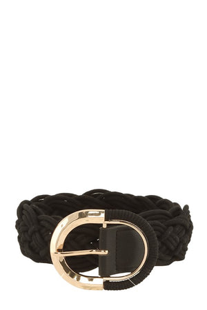 Braided Belt With Metal Buckle ( 3 COLORS)