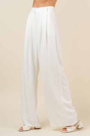Paulina High Rise Linen Pants