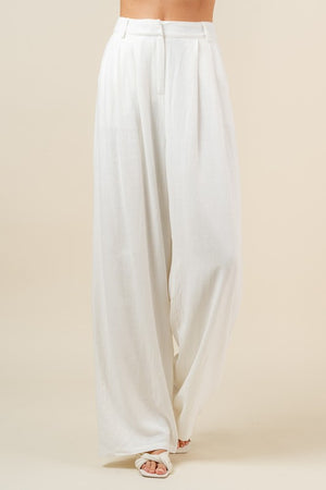Paulina High Rise Linen Pants