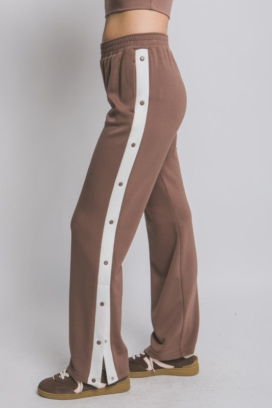 ANA Side-snap Track Pants ( 2 COLORS)