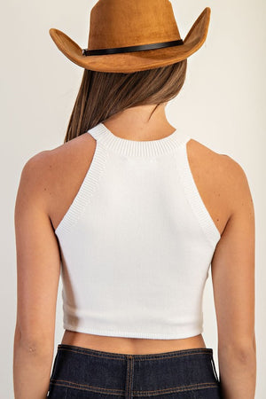 Cropped Knit Top ( 3 colors)