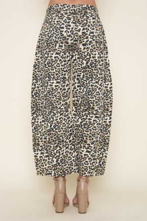 Cheetah  Barrel Pants