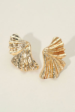 Fan Clip On Earrings