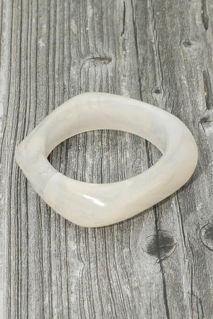 Abstract Square Bangle Bracelet