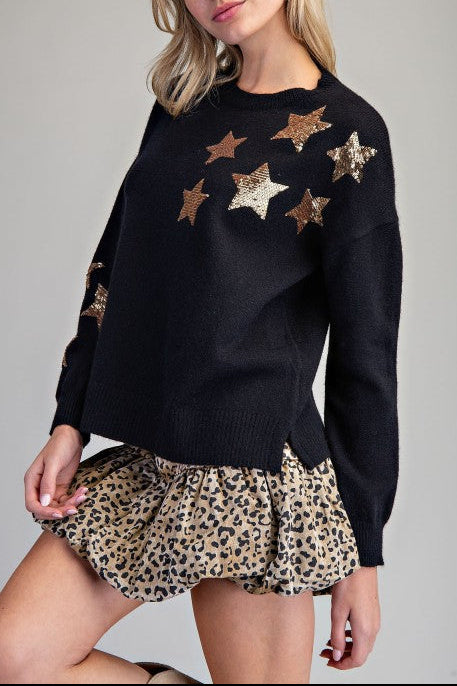 VICTORIA STAR  SWEATER TOP