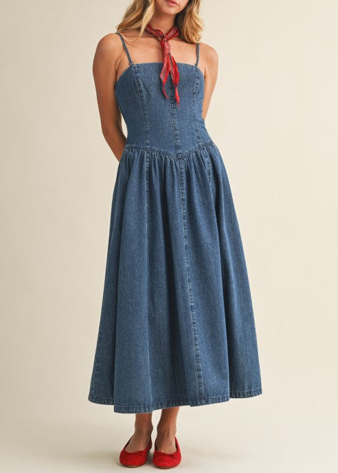 JOSELYN DENIM DRESS