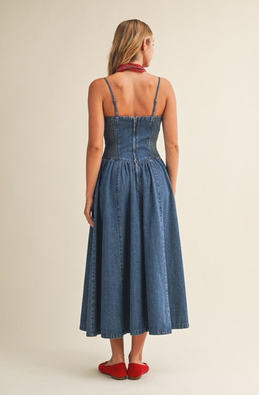 JOSELYN DENIM DRESS