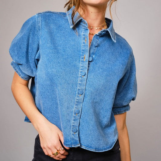 TATIANA DENIM TOP