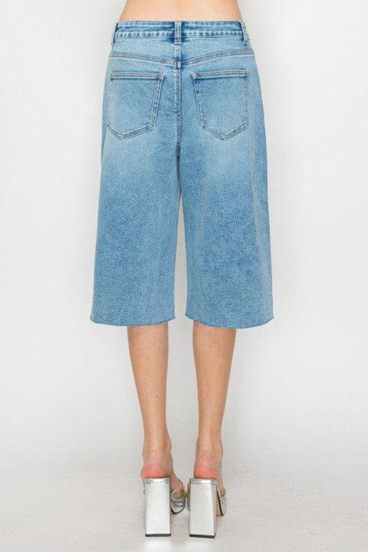 JULI BERMUDA DENIM SHORTS