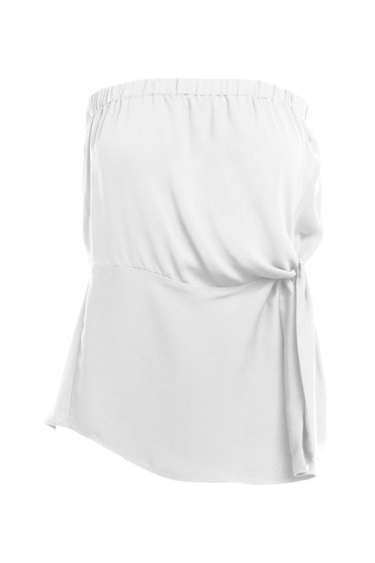 Twisted Waist Tube Top