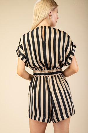 ARIANA STRIPE ROMPER