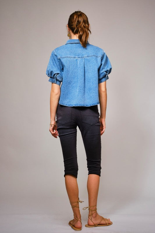 TATIANA DENIM TOP