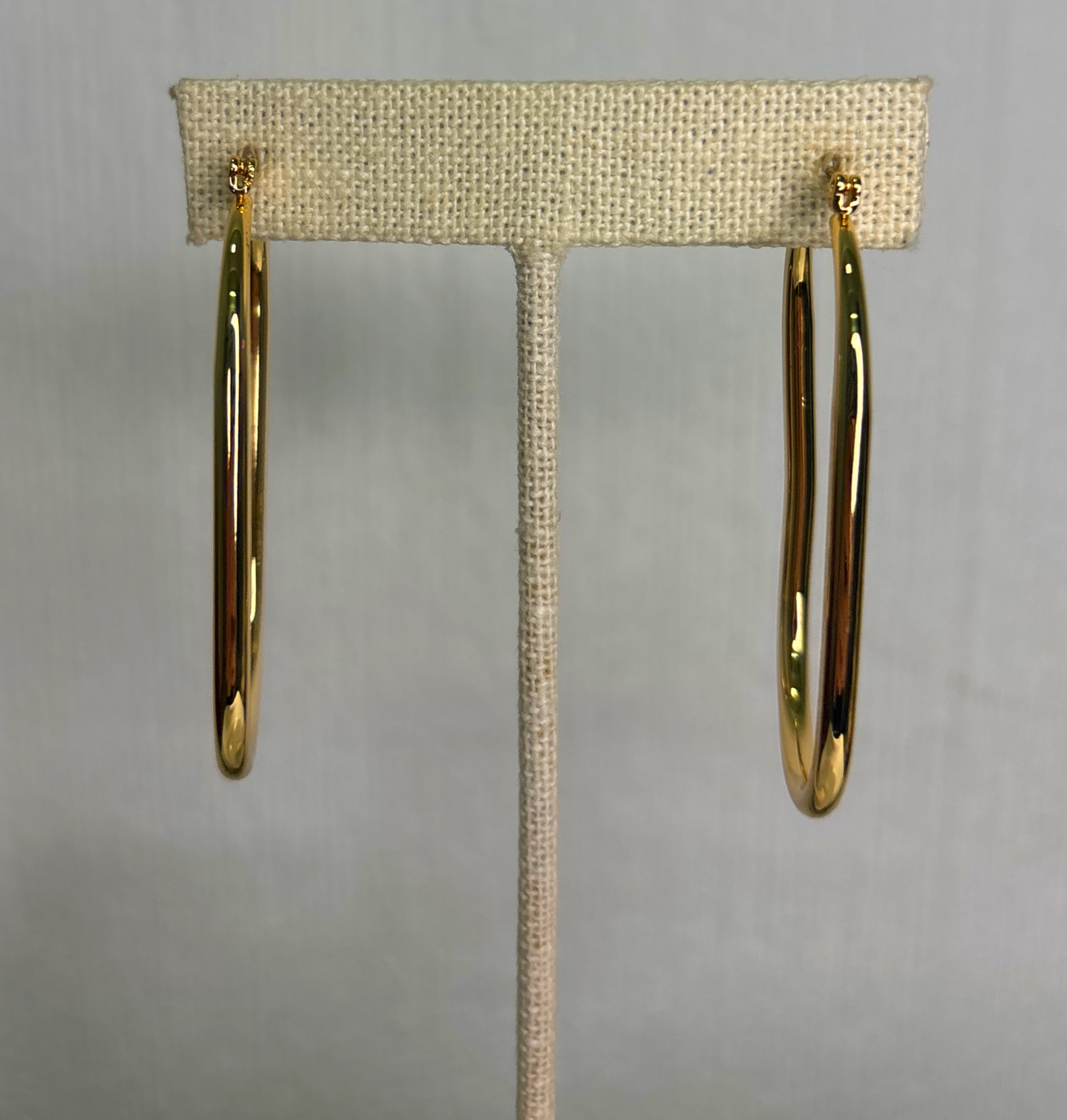 Oval Hoop Earrings