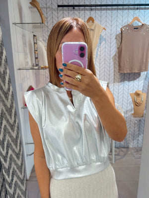 GRACE METALLIC TOP ( 2 COLORS)