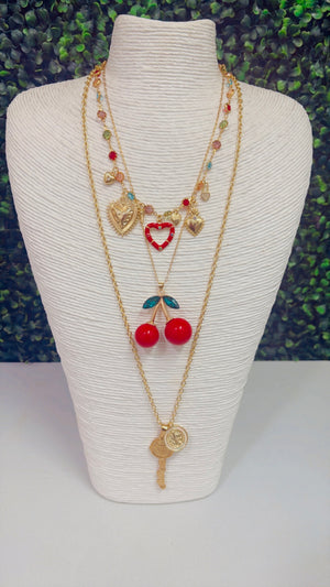 MULTI  NECKLACE ( 3 STYLES)