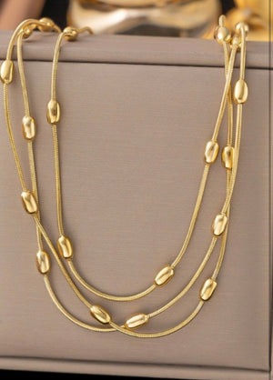Multilayer Gold Necklace