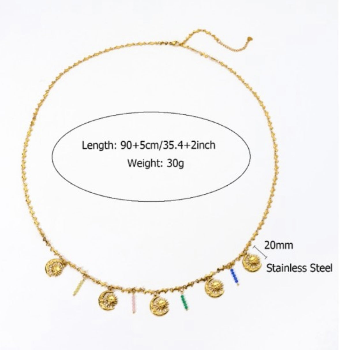 Sunflower Shell Waist Chain