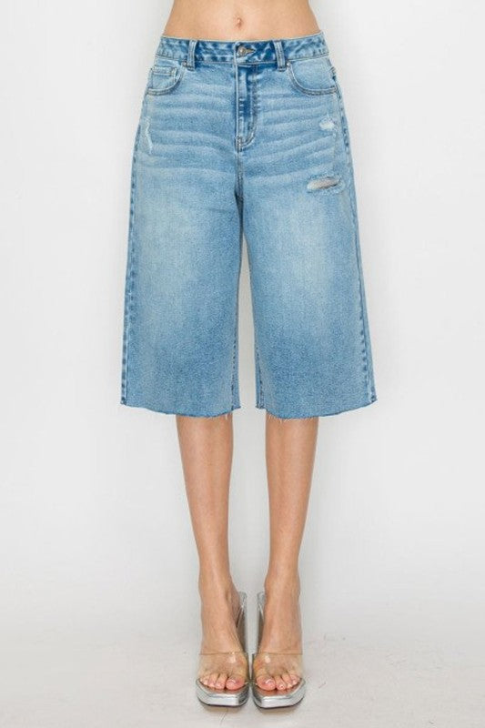 JULI BERMUDA DENIM SHORTS