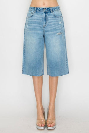 JULI BERMUDA DENIM SHORTS