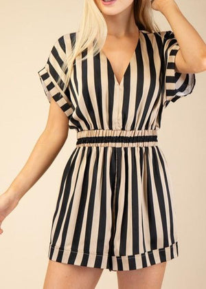 ARIANA STRIPE ROMPER