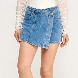 DENIM SKORT