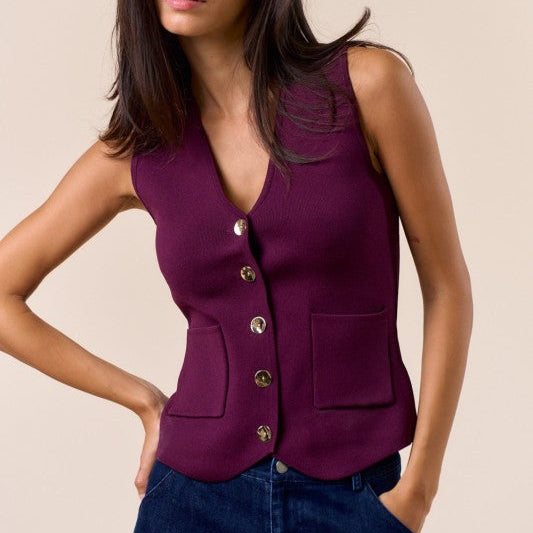 KOURTNEY VEST TOP