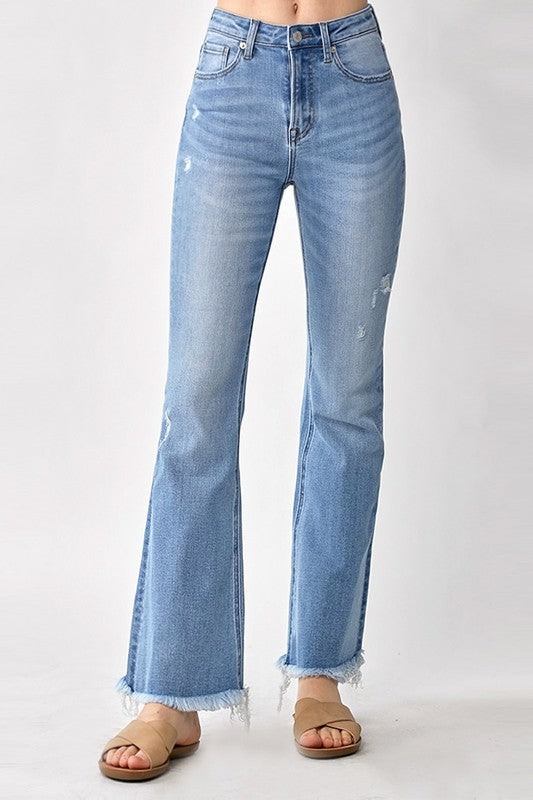 Frayed Hem Jeans