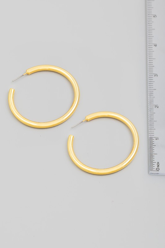 Gold Hoop Earrings